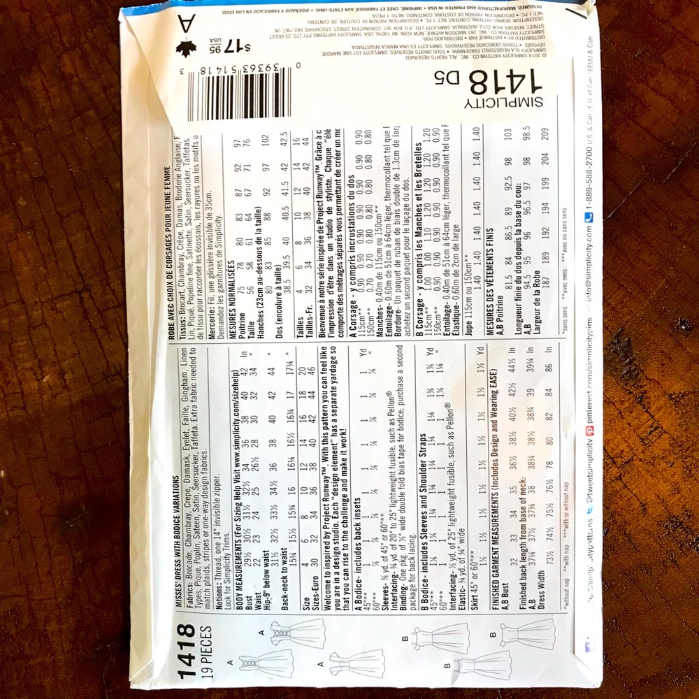 Bundle 3 Sewing Patterns - Picture 3 of 7